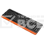 Клавиатура A4Tech Fstyler FKS10 проводная, USB, черный/оранжевый, фото6