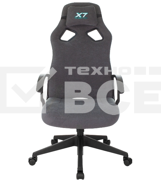 Кресло игровое A4Tech X7 GG-1300 серый крестовина пластик