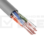 Кабель витая пара Rexant U/UTP, категория 5e, ZH нг(А)-HF, 4PR, 24AWG, внутренний, серый, 305 м, фото2