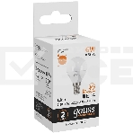 Лампа светодиодная Gauss Elementary 6Вт цок.:E14 шар 220B 3000K св.свеч.бел.теп. (упак.:10шт) (53116), фото5