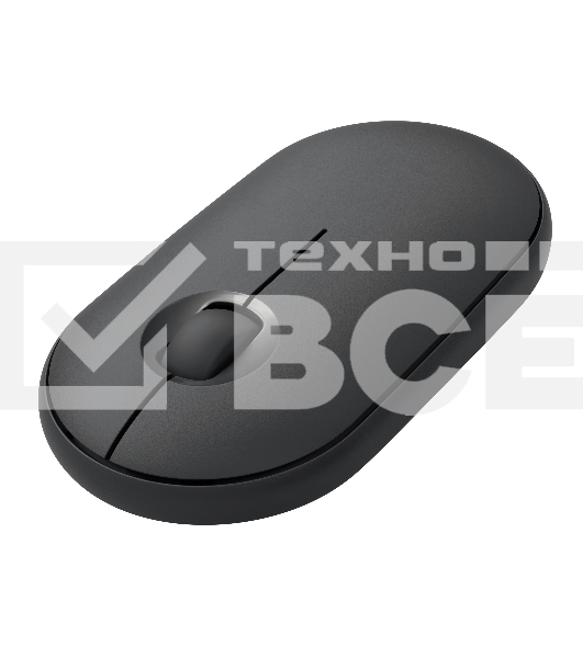 Мышь беспроводная Logitech Pebble M350 графитовый, 1000 dpi, радиоканал, Bluetooth, USB, кнопки - 3