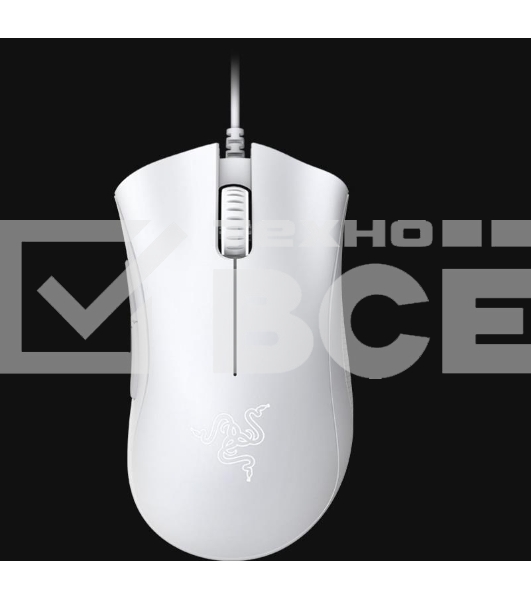 Мышь проводная Razer DeathAdder Essential белый, 6400 dpi, USB, кнопки - 5