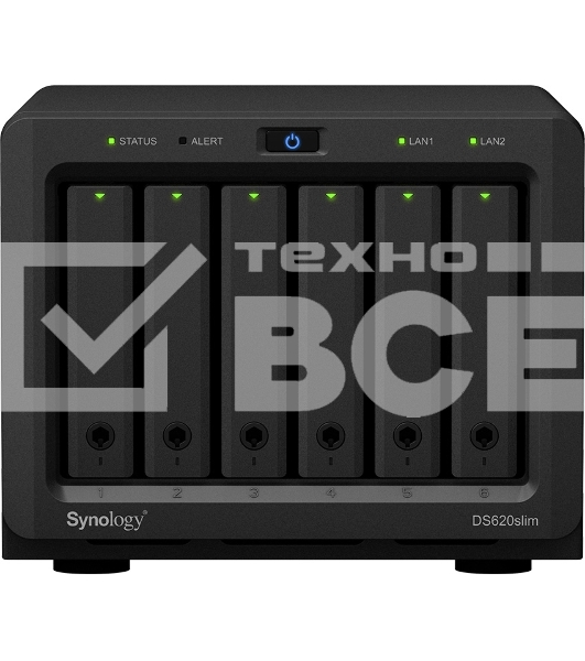СХД настольное исполнение 6BAY NO HDD DS620SLIM SYNOLOGY