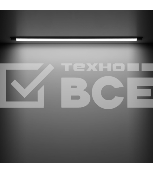 Светильник светодиодный Gauss IP40 1200x76x24мм 36W 3200lm 4000K WLF-2 сталь