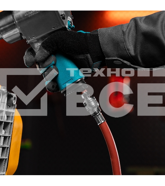 Шланг пневматический резиновый Stels 57021 10x16мм, 24 бар, армированный, быстросъем, 10 м