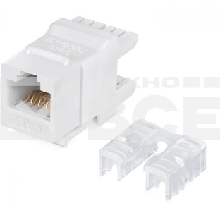 Модуль Lanmaster NTSS-KJ-UTP-RJ45-6-180-WT информ. KeystoneRJ45 кат.6 UTP бел.