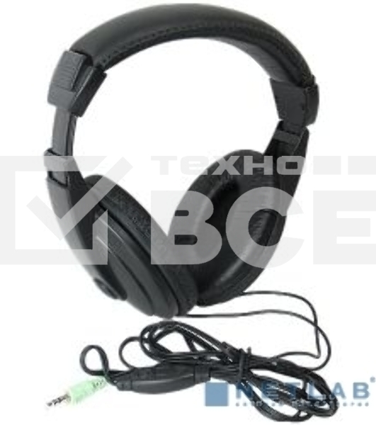 Наушники стерео Defender Gryphon HN-751 накладные/2 x 3.5 mm стерео jack/ кабель 2м, черный