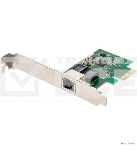 Сетевой адаптер Ethernet Gembird NIC-GX1 1000/100/10, PCI-express, чипсет RTL8111C