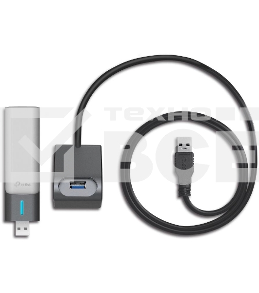Двухдиапазонный USB-адаптер высокого усиления TP-Link Archer TX50UH с поддержкой Wi-Fi AX3000