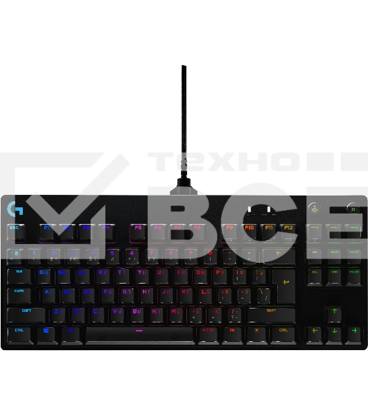 Клавиатура Logitech G Pro (920-009393) проводная, USB, чёрный
