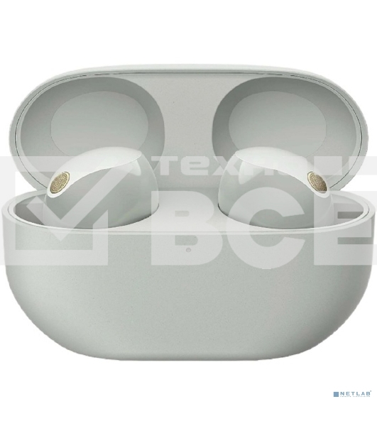 Наушники Sony WF-1000XM5 серебристый