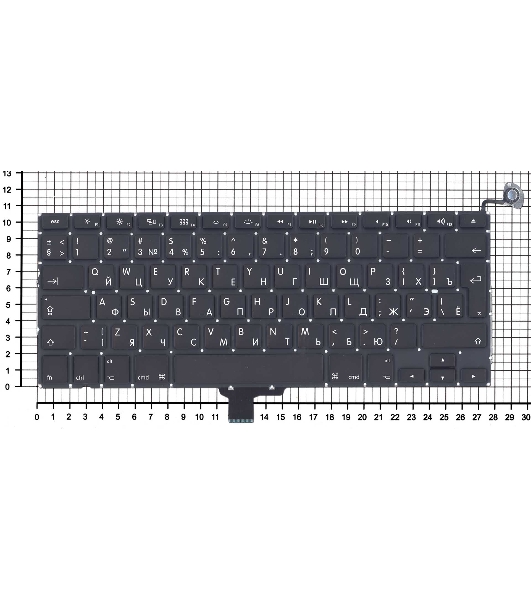 Клавиатура для ноутбука MacBook A1278 2011+ RU