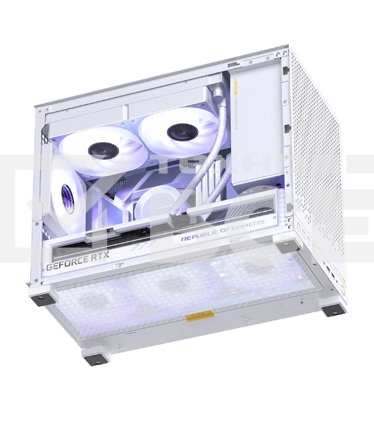 Корпус без блока питания Case JONSBO D32 PRO, Mini-Tower, TG, no fan, 2xUSB-A 3.2 + 1xUSB-C 3.2, mATX, mDTX, mITX White