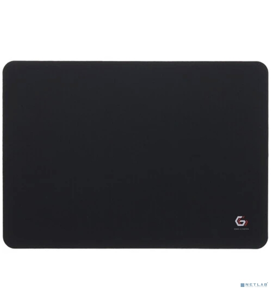 Коврик для мыши Gembird MP-35-25-BLACK, черный, 350х250х3мм, ткань/резина, пакет