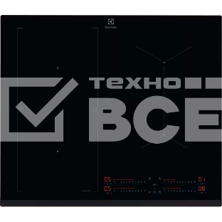 Индукционная варочная панель Electrolux CIS62450 на 4 конфорки, сенсорный слайдер DirectAccess, SenseCookBoil,Stop&Go, PowerBoost и Bridge, мощность: 7.8-11.7 кВт, независимая установка, размеры (ШхГ): 59x52 см,