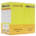 Кабель витая пара PROconnect U/UTP cat.5e 2х2х24AWG solid CCA PVC сер. (м), фото3