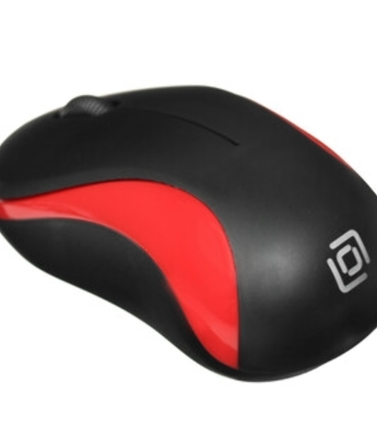 Мышь проводная Oklick 115S черный, 1200 dpi, USB, кнопки - 3