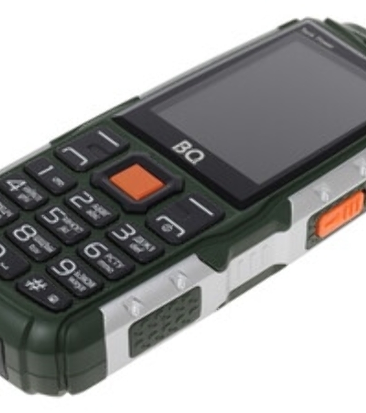 Мобильный телефон BQ 2430L Tank Connect камуфляж/золотистый