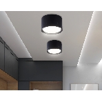 Светильник Ambrella light TN52357 BK черный GX53 max 12W D82*50, фото 1