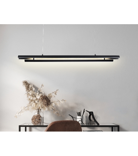 Светильник Ambrella light TN71337 BK черный LED 10W 4200K 945*60*1060