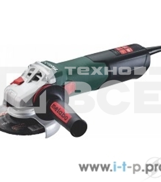 Шлифмашина угловая Metabo WE 15-125 Quick 1550вт, 125мм, 3.5Нм,эл-ка, 11000 об/мин, кейс, вес 2.5 кг