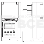 Розетка с таймером Feron (недельная) в защитном корпусе IP 44 3500W/16A 230V, 61926(TM23), фото 1