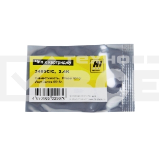 Чип Hi-Black к картриджу Xerox Phaser 6510/WC 6515 (06R03485), C, 2,4K