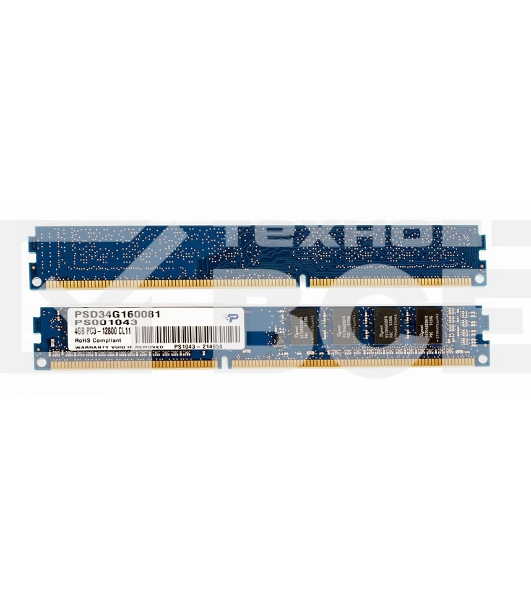 Оперативная память Patriot, DDR3, 4GB (1x4 GB), 1600 MHz, CL11, DIMM