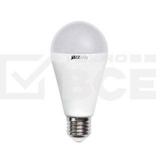 Лампа светодиодная PLED-SP A60 15Вт грушевидная 5000К холод. бел. E27 1530лм 230В JazzWay 2853035