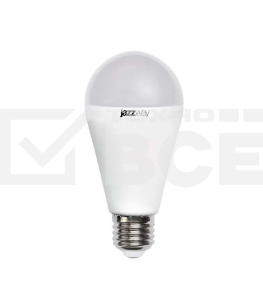 Лампа светодиодная PLED-SP A60 15Вт грушевидная 5000К холод. бел. E27 1530лм 230В JazzWay 2853035