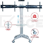 Подставка для телевизора Arm Media PT-STAND-15 (комплект из двух коробок) серебристый 26