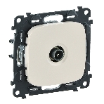 Механизм розетки TV Valena Allure с топологией 'звезда' 0-2400МГц с лицевой панелью сл. кость Leg 753851, фото 1