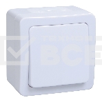 Выключатель Iek EVMP10-K01-10-54-EC ВС20-1-0-ГПБ выкл 1кл о/у  IP54 (цвет клавиш: белый) ГЕРМЕС PLUS, фото2