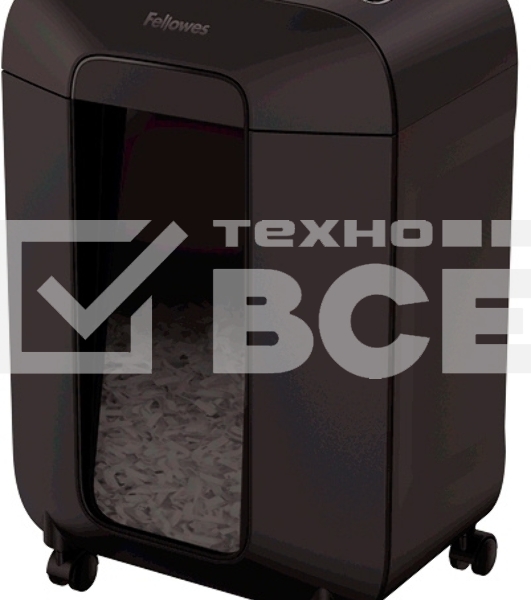 Шредер Fellowes PowerShred LX85 (секр.P-4)/перекрестный/12лист./19лтр./скрепки/скобы/пл.карты