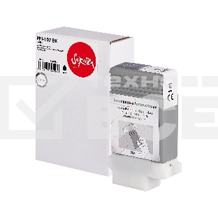 Струйный картридж Sakura 6705B001 ( PFI-107 BK) для Canon, черный, 130 мл.