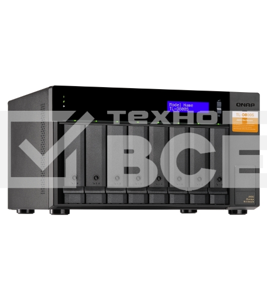 Полка расширения сетевого хранилища без дисков SMB QNAP TL-D800S SATA expansion enclosure, 8-tray 3,5