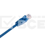 Патч-корд U/UTP, CAT 5e, RJ45-RJ45, 26AWG, ZH нг(А)-HF, синий, 0,3м Rexant, фото3