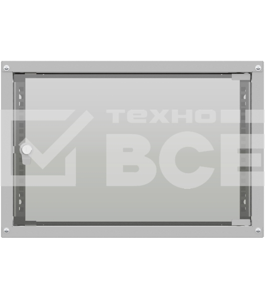Шкаф коммутационный NTSS LIME (NTSS-WL6U5545GS) настенный 6U 550x450мм пер.дв.стекл несъемн.бок.пан. 30кг серый 110град.