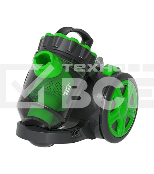 Пылесос Blackton VC1604C черный/зеленый, 350/1600 Вт, уборка влажная/сухая, пылесборник контейнер 2 л