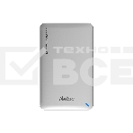 Внешний бокс 2.5 SATA Netac WH12 USB 3.0 NT07WH12-30CC слайд алюминиевый корпус, черно- серебристый, фото4