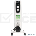Масляный обогреватель Ballu Classic BOH/CL-05WRN (5 секций), белый, 1000 Вт, 15 м2, термостат, фото4