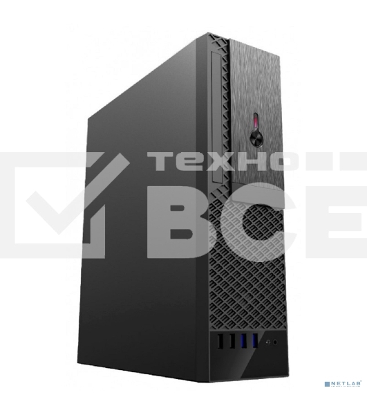 Компьютерный корпус с блоком питания 300Вт. Foxline FL-1001 mATX case, black, w/PSU TFX 300W, w/2xUSB2.0+2xUSB3.0, w/1xcombo audio, w/pwr cord, w/ 8cm FAN