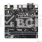 Материнская плата Gigabyte H610I DDR4, LGA 1700, Intel H610, 2xDDR4, 4xSATA, 1xM.2, 1xPCIe 4.0 x16, 1xHDMI, 1xVGA, 2xDP, 1x 1Gb LAN, 2xUSB-A 3.2 Gen 1, 4xUSB-A 2.0, 3x 3.5 мм, 7.1, Mini-ITX, фото3