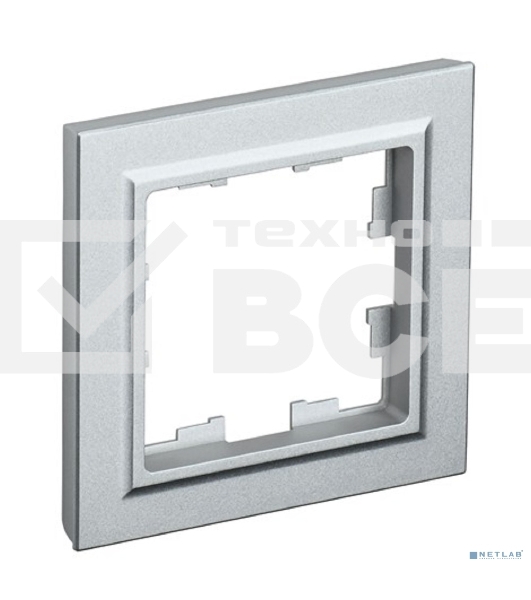 Рамка 1-м BRITE РУ-1-БрА алюм. IEK BR-M12-K47