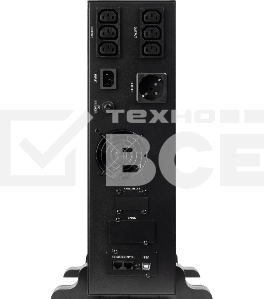 Источник бесперебойного питания SMARTWATT UPS DATA 3kVA Line-interactive SIN 3000VA/2400W (Euro x1, IEC C13 x6, USB, RJ11/RJ45 protection, SNMP, LCD