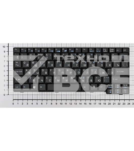Клавиатура для ноутбука Acer Aspire One A110 A150 D150 D250 ZG5 ZG8 черная
