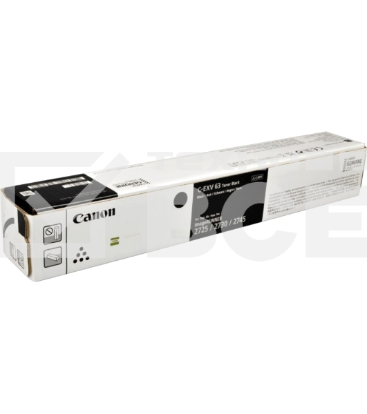 Тонер Canon C-EXV63 5142C002 черный туба для копира iR2725i/2730i