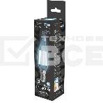 Лампа филам. Gauss Filament 13Вт цок.:E14 свеча св.свеч.бел.нейт. (упак.:10шт) (104801213), фото4