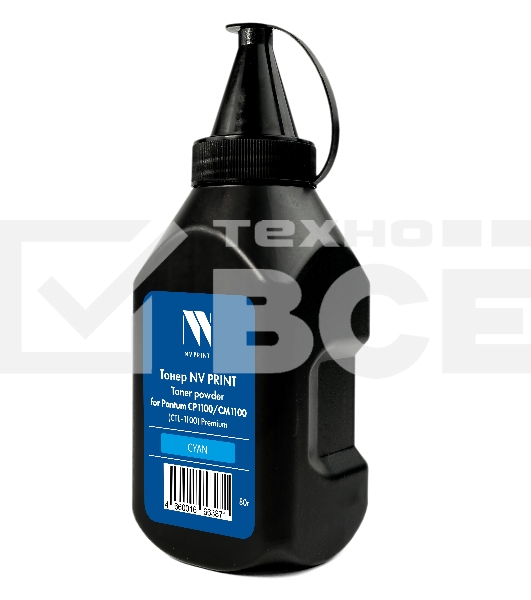 Тонер NVP для Pantum CP1100/CM1100 (CTL-1100) Premium (80г) Cyan совместимый