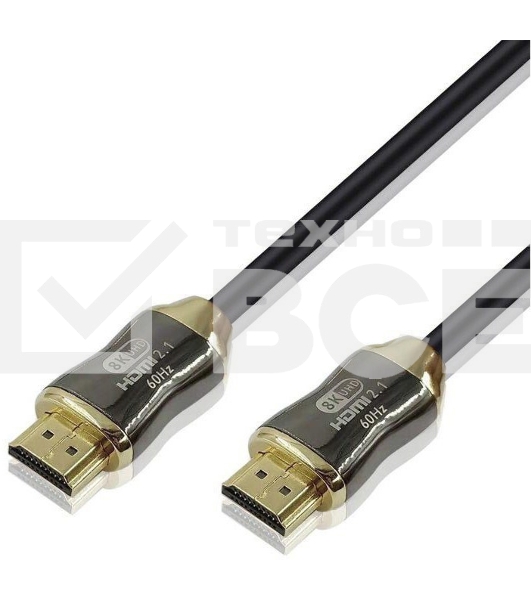 Кабель HDMI 19M/M,ver. 2.1, 8K@60 Hz 1.5m метал разъемы, нейлоновая оплетка Telecom <TCG300-1.5M> Кабель HDMI 19M/M,ver. 2.1, 8K@60 Hz 1.5m метал разъемы, нейлоновая оплетка Telecom